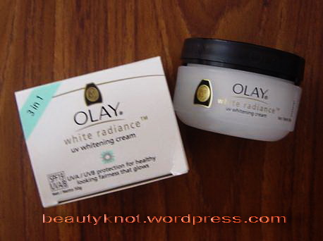 Natural Face Products on Olay White Radiance Uv Whitening Cream Spf 19   Beautyknot   My Skin