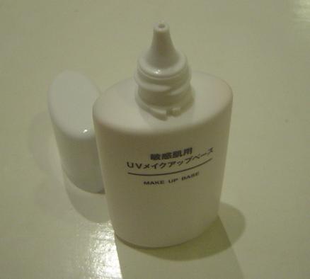 marked for sensitive skin. Muji makeup base comes with UV protection,